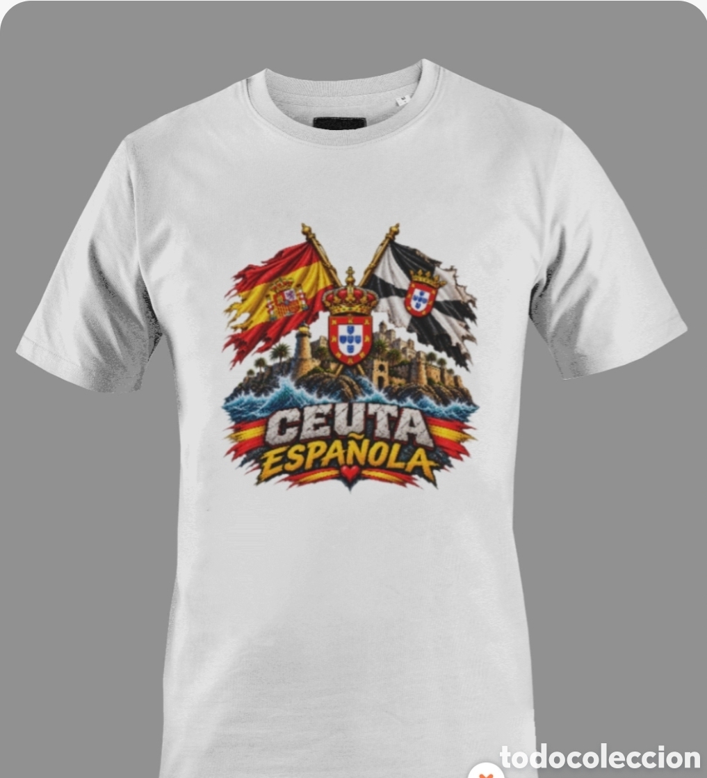 Coleccionismo: Camiseta personalizada Ceuta Espa&ntilde;ola