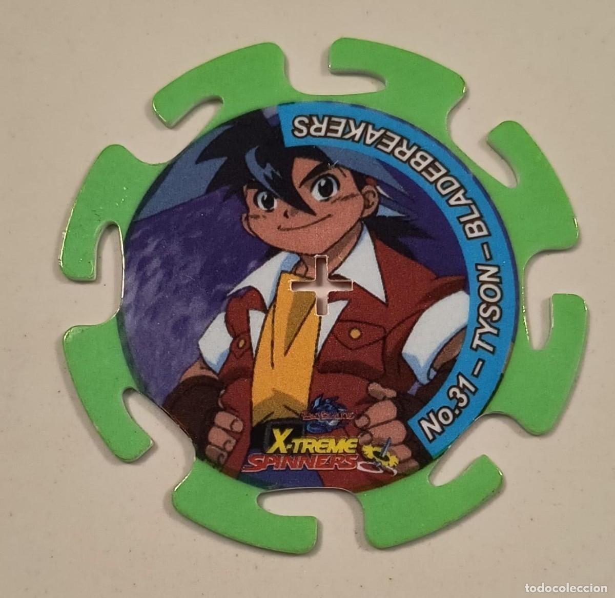 Coleccionismo: TAZO X-TREME SPINNERS N&ordm; 31 TYSON - BLADEBREAKERS - BEYBLADE