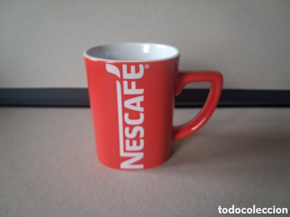 Coleccionismo: Taza roja de nescafe - Foto 2