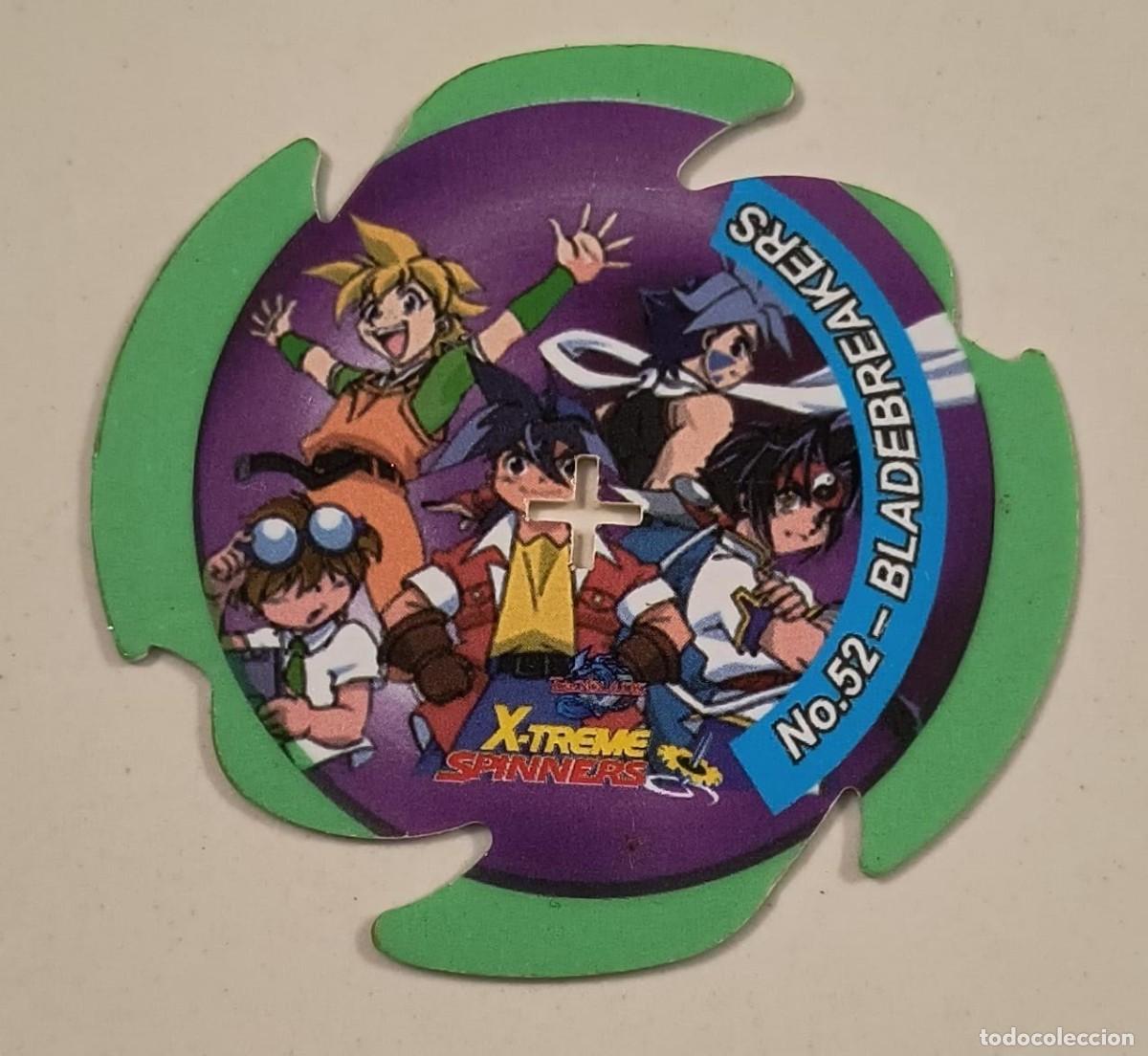 Coleccionismo: TAZO X-TREME SPINNERS N&ordm; 52 BLADEBREAKERS - BEYBLADE