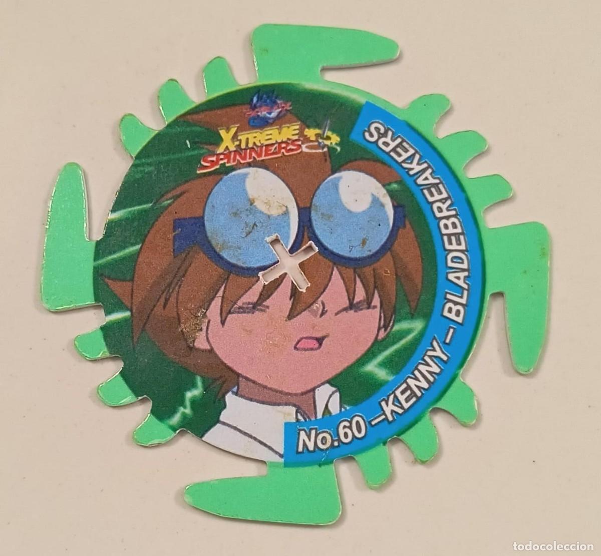Coleccionismo: TAZO X-TREME SPINNERS N&ordm; 60 KENNY - BLADEBREAKERS - BEYBLADE