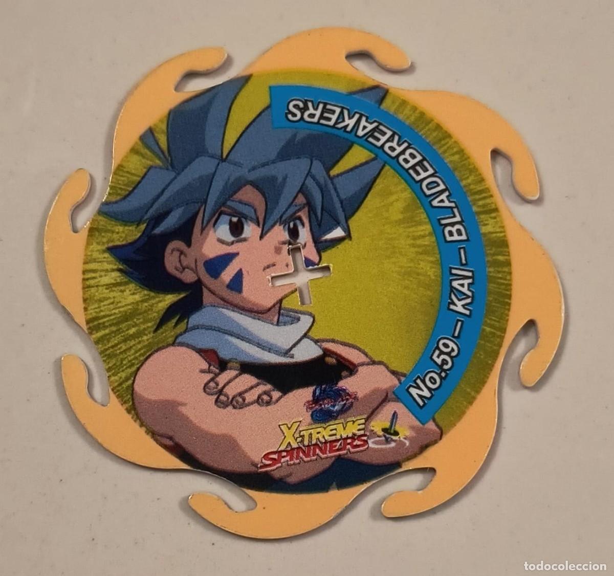 Coleccionismo: TAZO X-TREME SPINNERS N&ordm; 59 KAI - BLADEBREAKERS - BEYBLADE