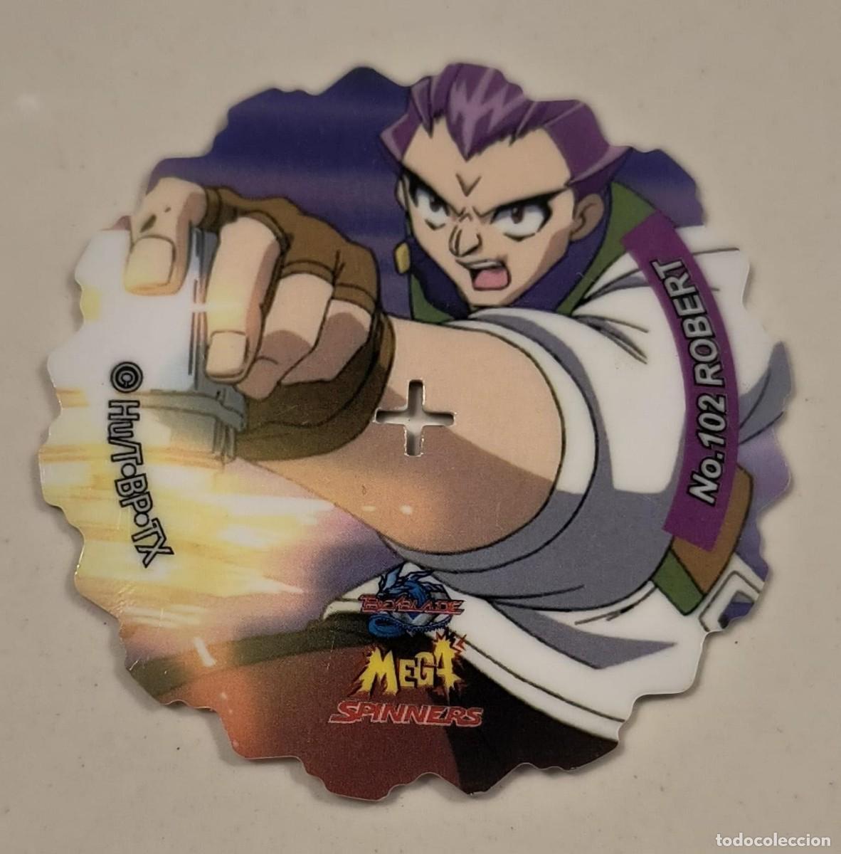 Coleccionismo: TAZO MEGA SPINNERS N&ordm; 102 ROBERT - GRIFFOLYON - BEYBLADE