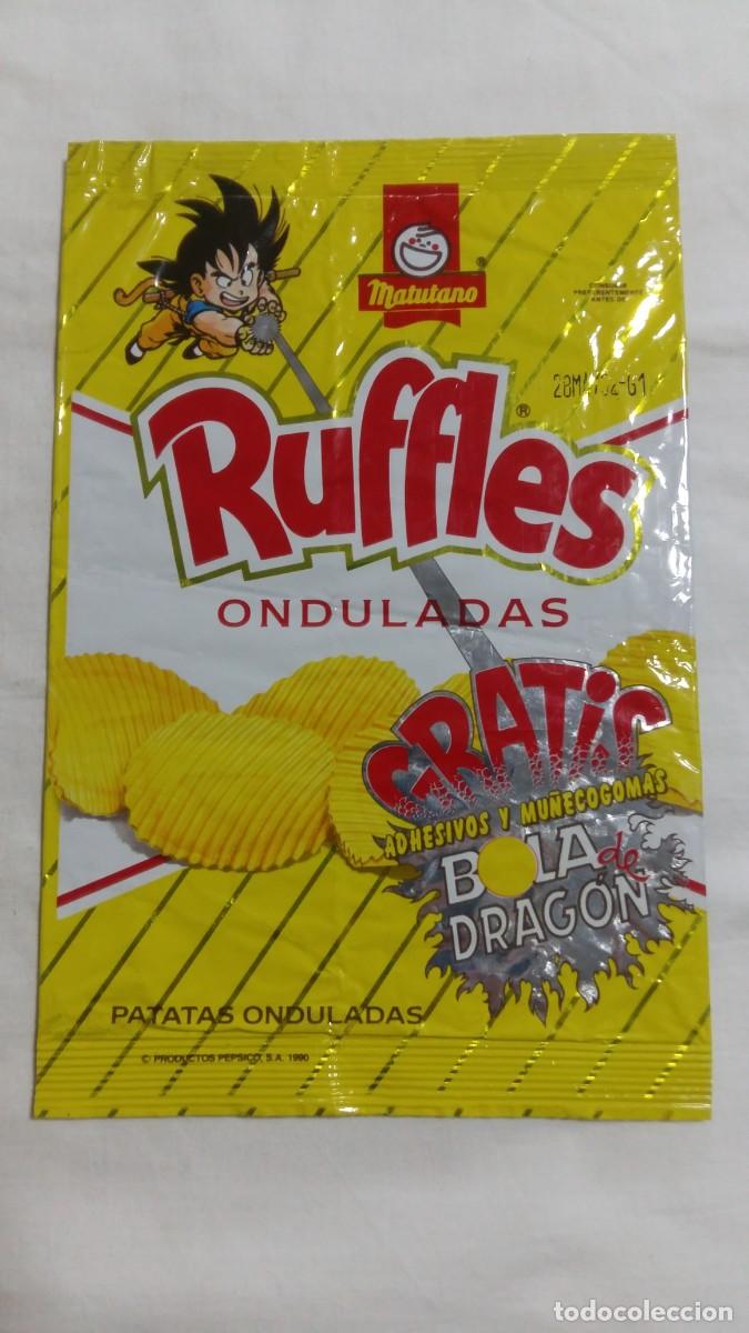 Coleccionismo: RESERVADO Envoltorio/Bolsa Bola de Drag&oacute;n/Dragon Ball, Onduladas Matutano, Productos Pepsico