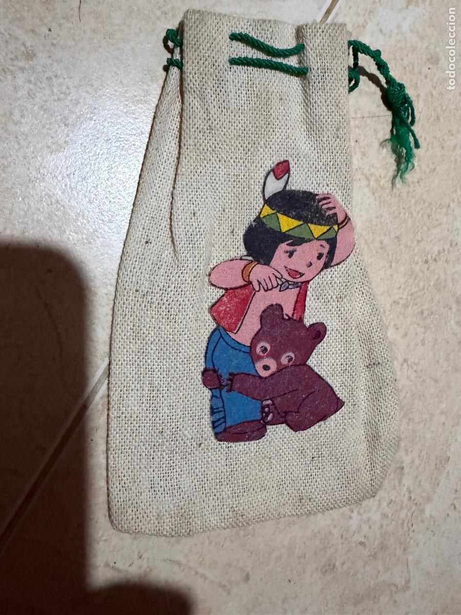 Coleccionismo: Peque&ntilde;a bolsa de tela el bosque de tallac
