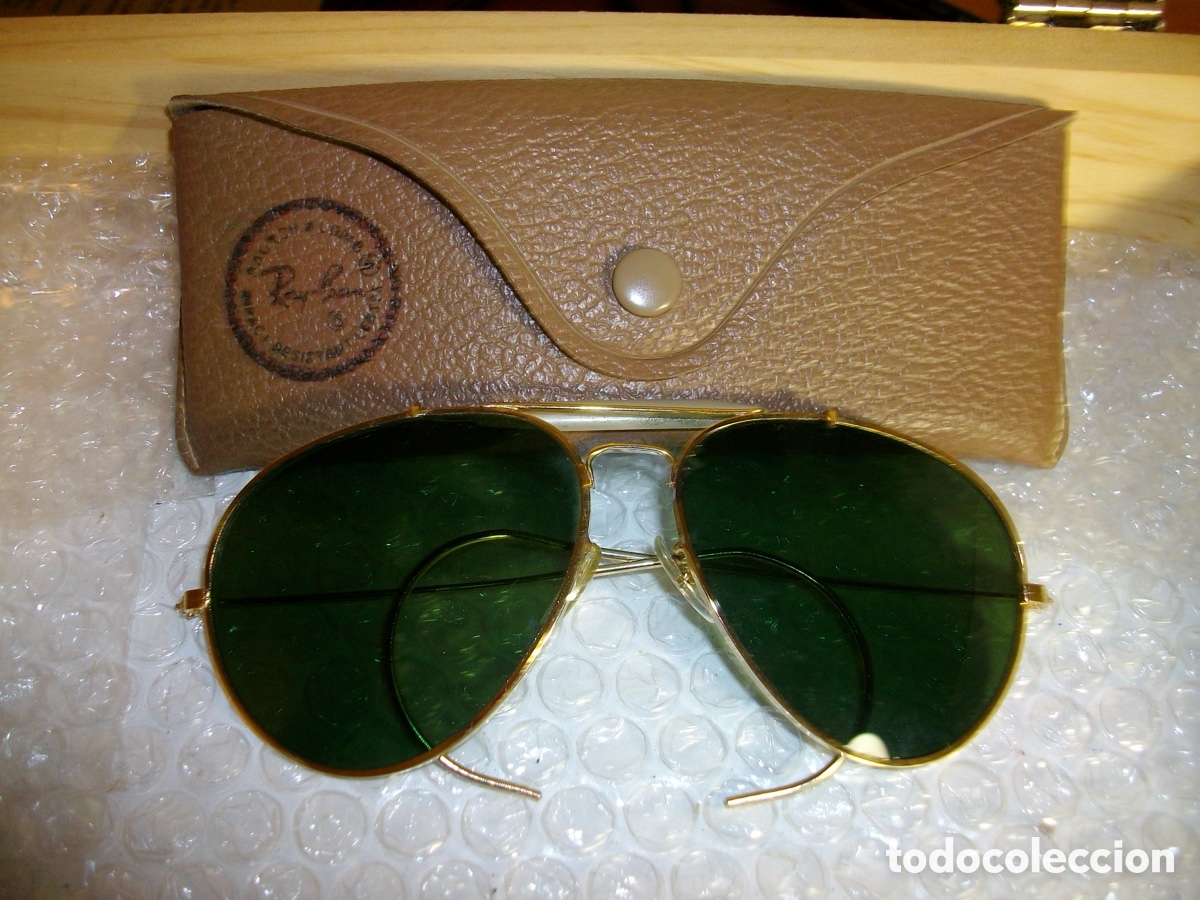 Sammeln: Ray-Ban Shooter de los a&ntilde;os 70 excelentes en su funda original