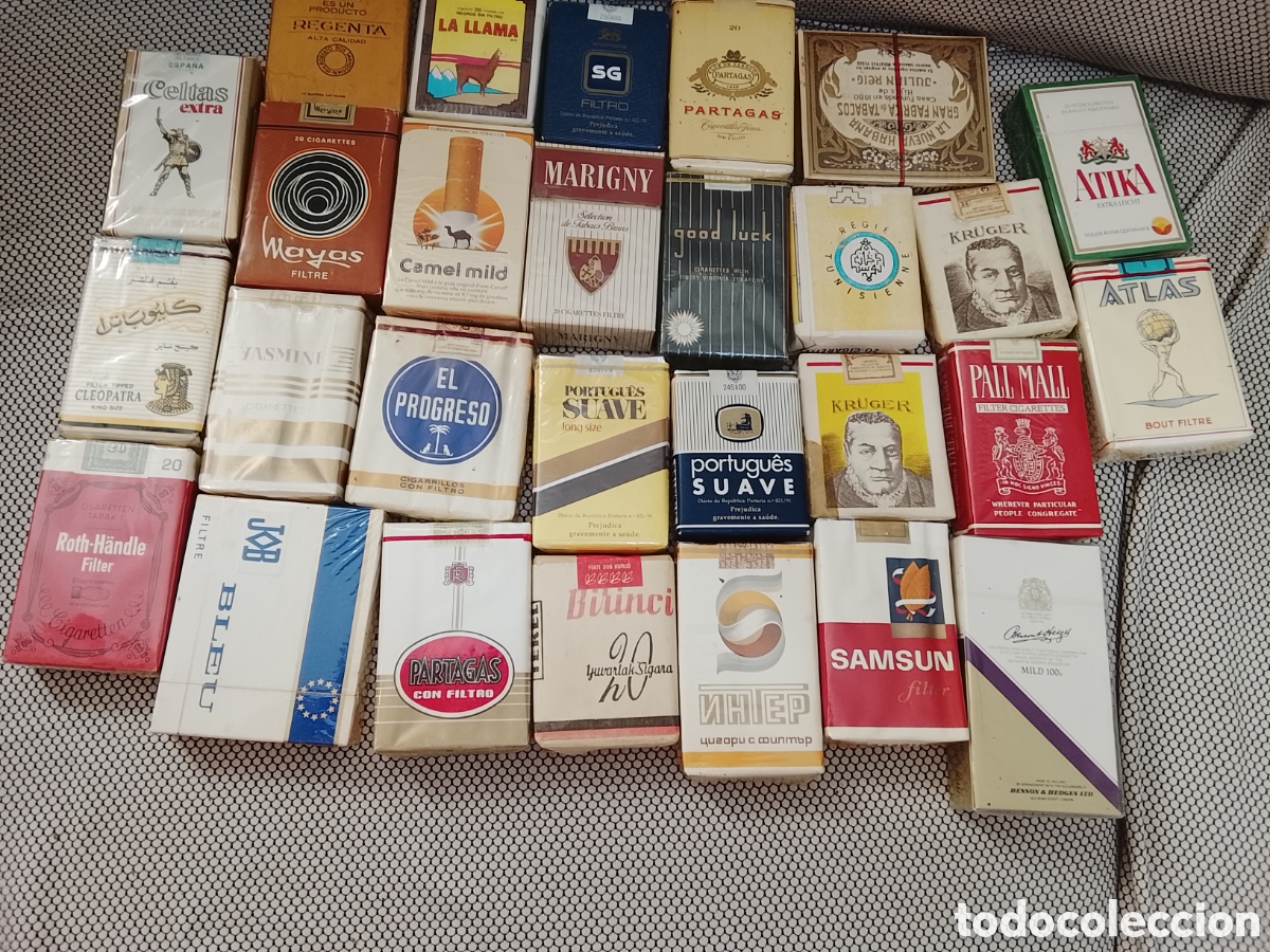 Coleccionismo: Cajetillas tabaco ,no apto para consumo