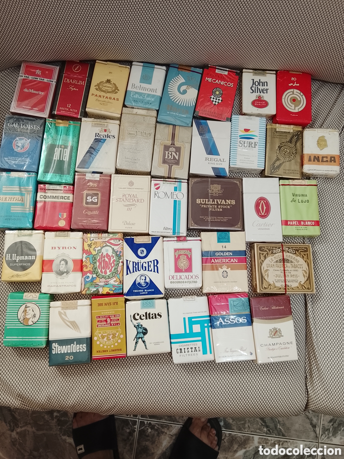 Coleccionismo: Lote de paquetes de tabaco