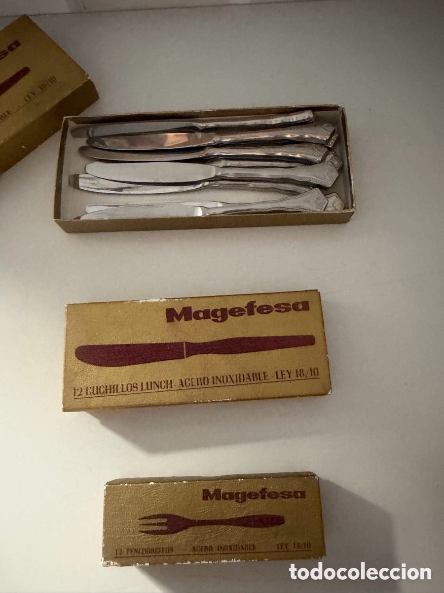 Coleccionismo: juegos de cubiertos de la marca Magefesa - Foto 2