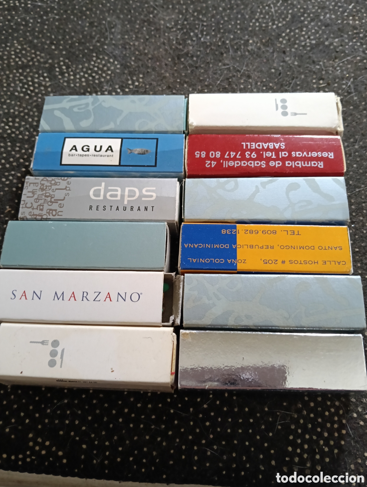 Coleccionismo: Lote de 12 cajas de cerillas llenas de marcas conocidas y en buen estado. Alguna algo da&ntilde;ada