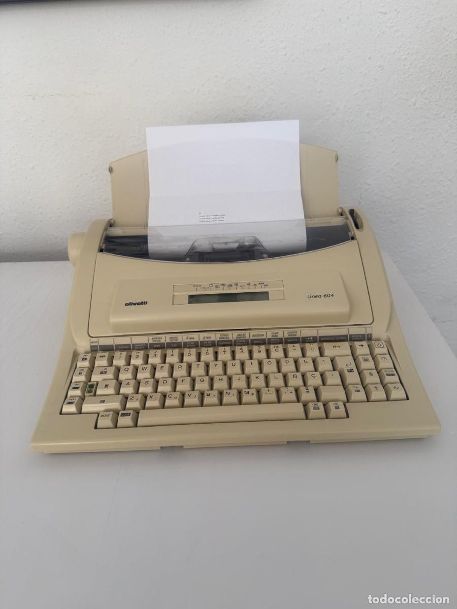 Coleccionismo: Maquina de escribir el&eacute;ctrica Olivetti L&iacute;nea 604