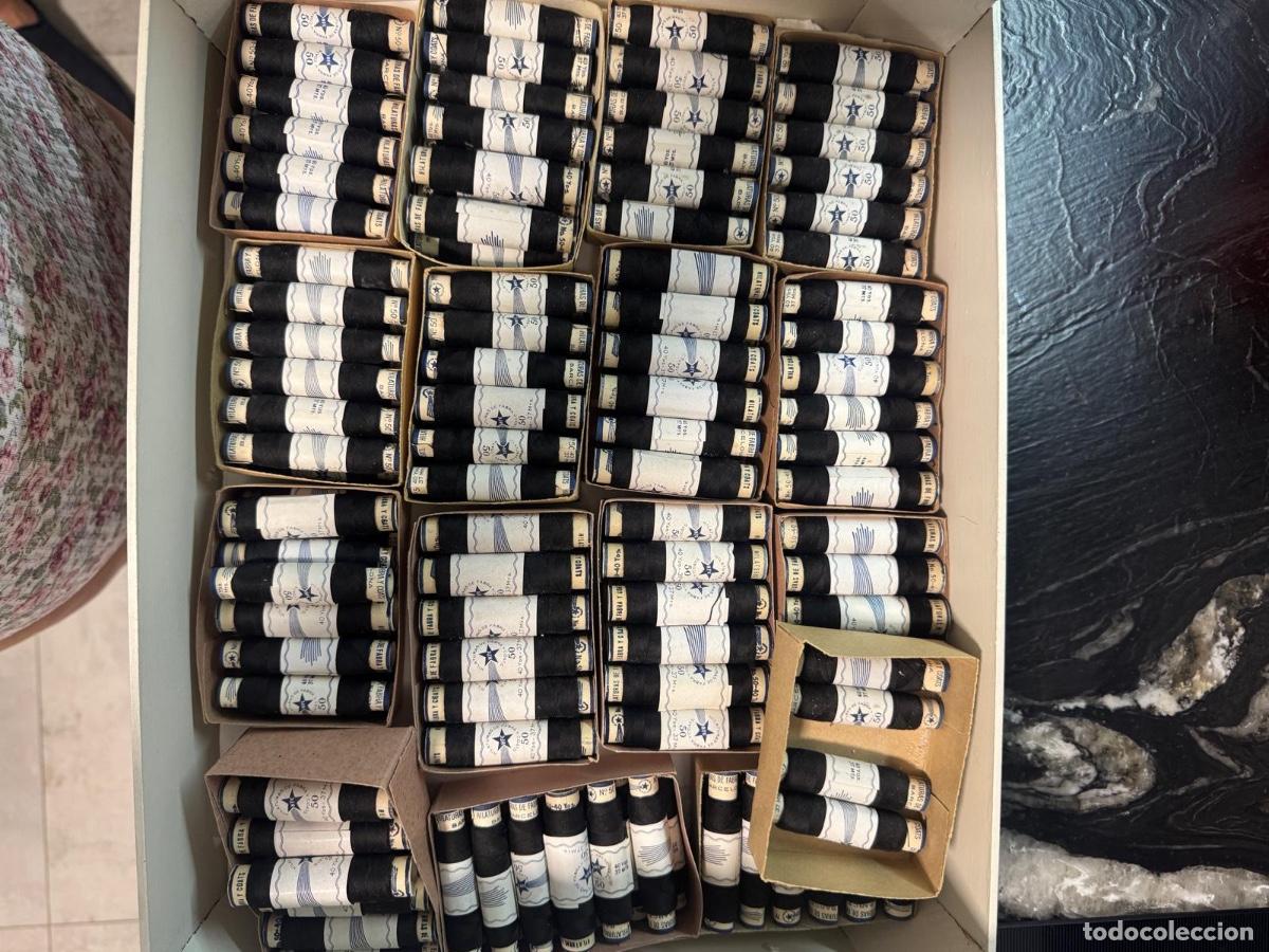 Collecting: Lote 17 cajas de hilo sedalina antiguos