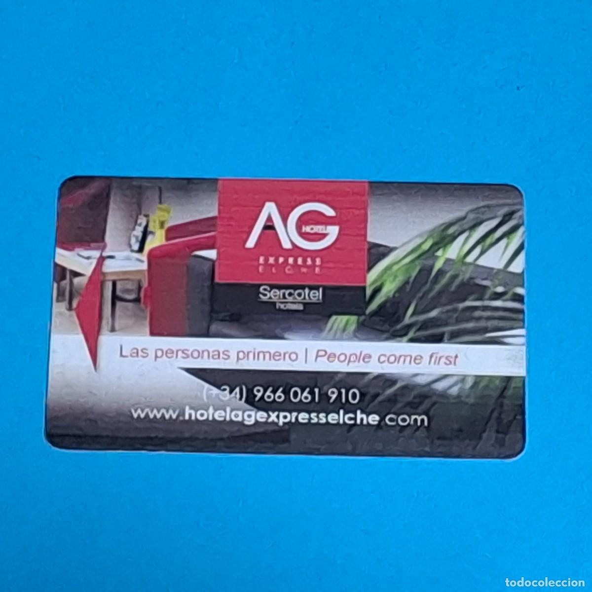 Coleccionismo: TARJETA LLAVE MAGNETICA HOTEL - AG EXPRESS - ELCHE (ALICANTE) - SERCOTEL HOTELS