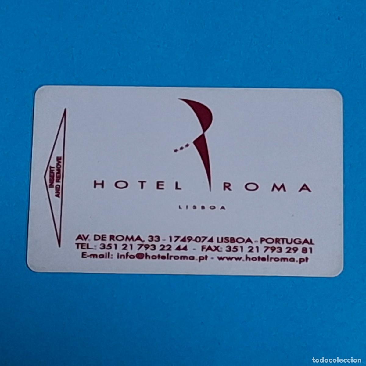 Coleccionismo: TARJETA LLAVE MAGNETICA HOTEL - HOTEL ROMA - LISBOA (PORTUGAL)