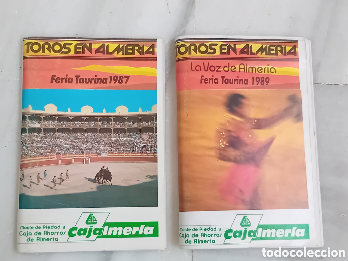 Coleccionismo: LOTE 2 PROGRAMAS TOROS ALMERIA 1987 Y 1989