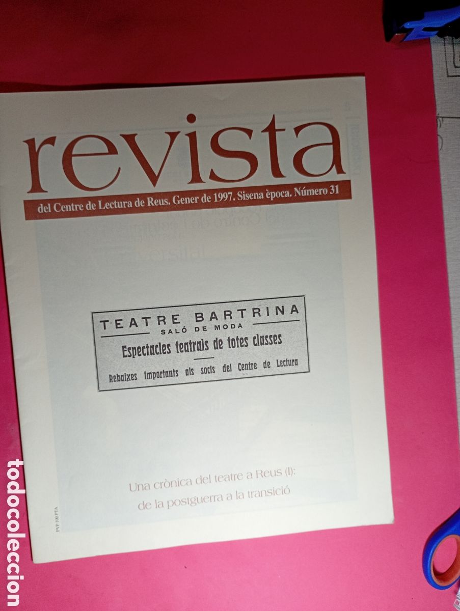 Coleccionismo: REUS ''REVISTA'' 1997 N&ordm; 31 DEL CENTRE DE LECTURA sumari a foto 2