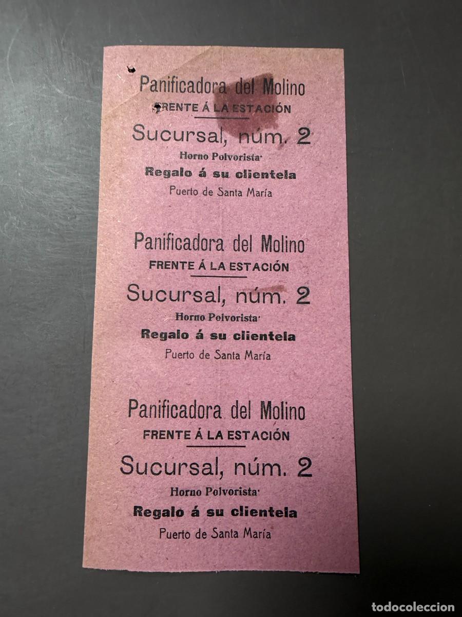 Coleccionismo: PUBLICIDAD PANIFICADORA DEL MOLINO &ndash; SUCURSAL N&ordm; 2 &ndash; PUERTO DE SANTA MAR&Iacute;A &ndash;