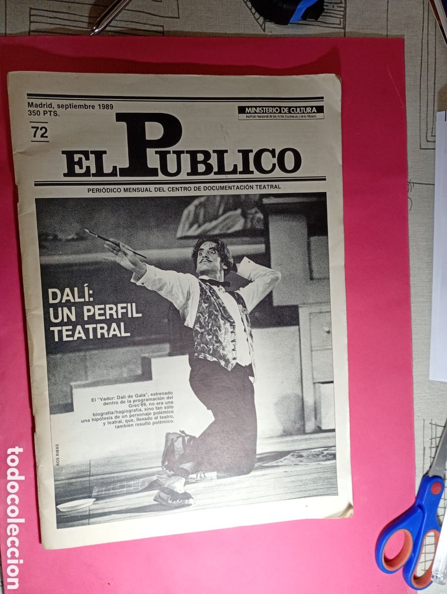 Coleccionismo: EL PUEBLO 72 PERIODICO MENDUAL CENTRO DOCUMENTACION TEATRAL MINISTERIO DE CULTURA 1989 SEPBRE,A