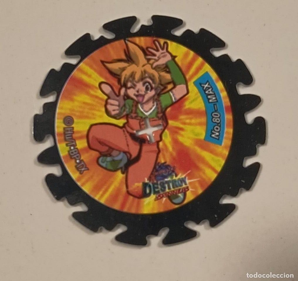 Sammeln: TAZO DESTROY SPINNERS N&ordm; 80 MAX - DRACIEL - BEYBLADE