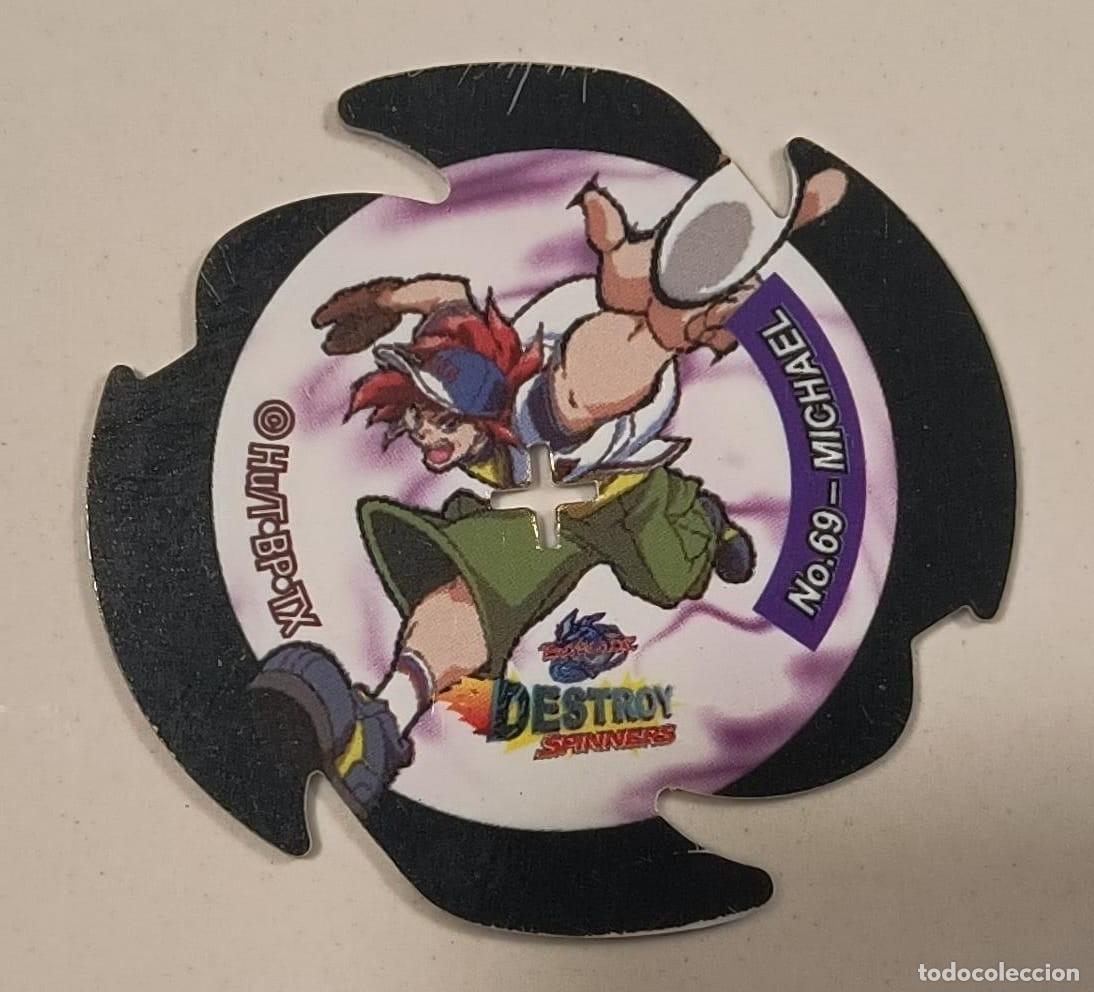 Sammeln: TAZO DESTROY SPINNERS N&ordm; 69 MICHAEL - TRYGLE - BEYBLADE
