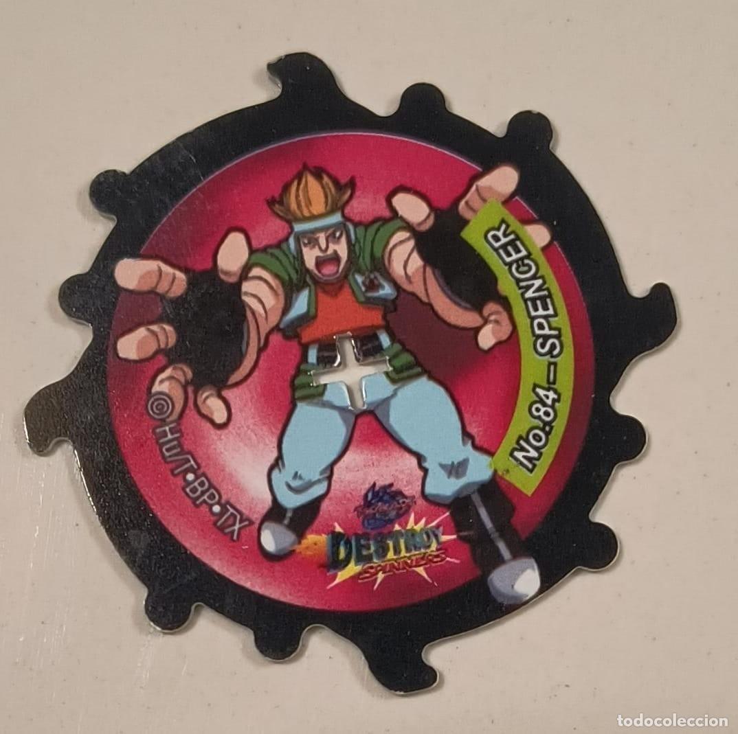 Sammeln: TAZO DESTROY SPINNERS N&ordm; 84 SPENCER - SEABORG - BEYBLADE