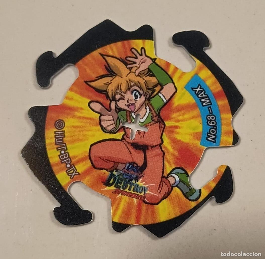 Collectionnisme: TAZO DESTROY SPINNERS N&ordm; 68 MAX - DRACIEL - BEYBLADE