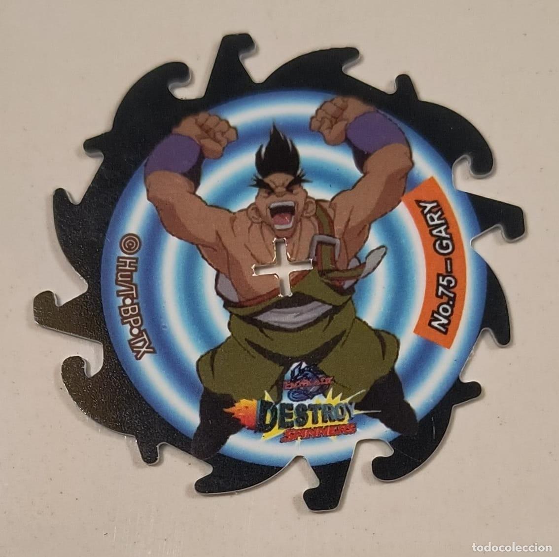Sammeln: TAZO DESTROY SPINNERS N&ordm; 75 GARY - GALZZLY - BEYBLADE