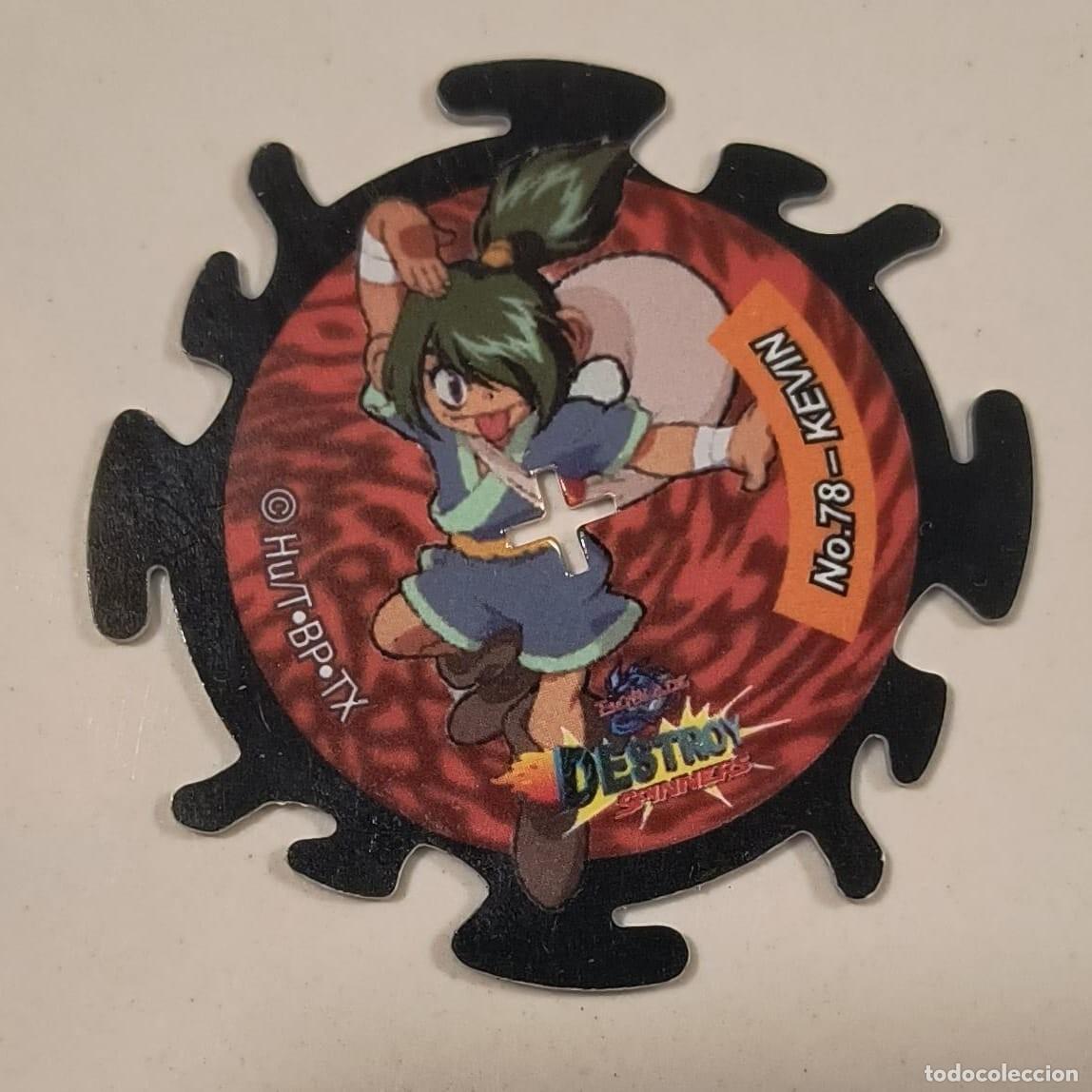 Collectionnisme: TAZO DESTROY SPINNERS N&ordm; 78 KEVIN - GALMAN - BEYBLADE