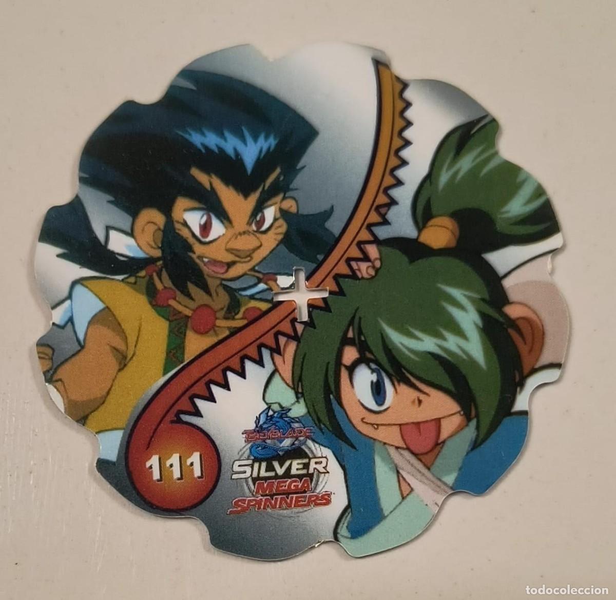 Collectionnisme: TAZO SILVER MEGA SPINNERS N&ordm; 111 - BEYBLADE