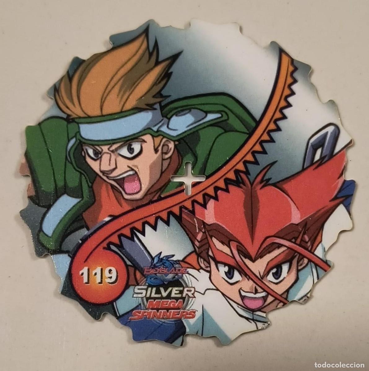 Collectionnisme: TAZO SILVER MEGA SPINNERS N&ordm; 119 - BEYBLADE