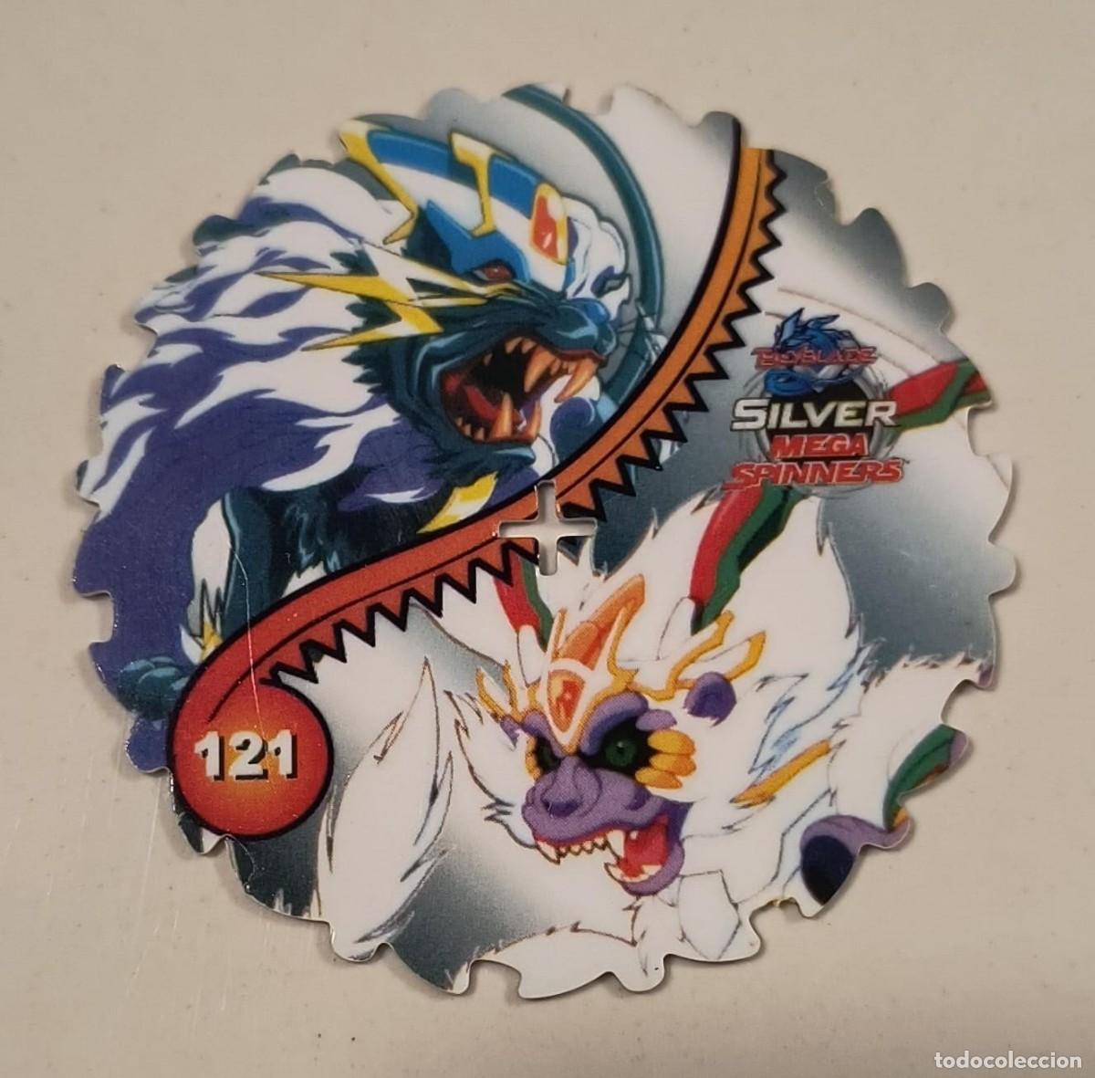 Coleccionismo: TAZO SILVER MEGA SPINNERS N&ordm; 121 - BEYBLADE