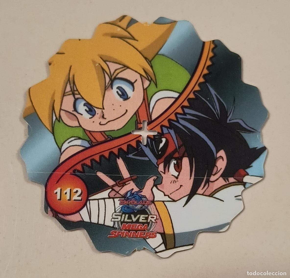 Coleccionismo: TAZO SILVER MEGA SPINNERS N&ordm; 112 - BEYBLADE
