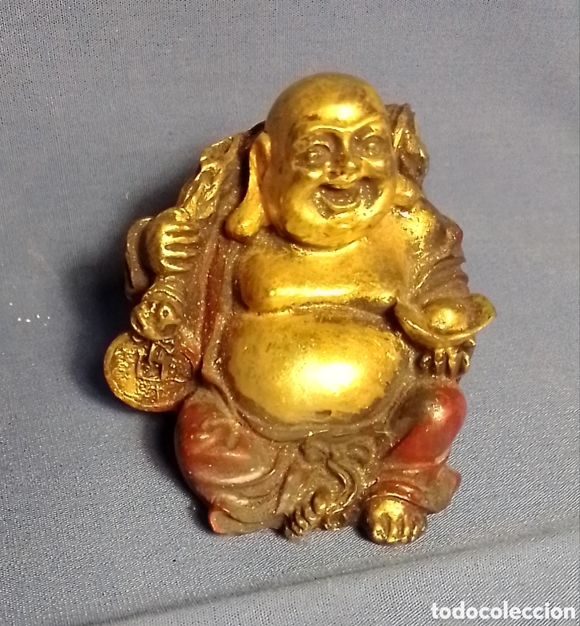 Coleccionismo: 2 figuras de Buda de resina - Foto 4