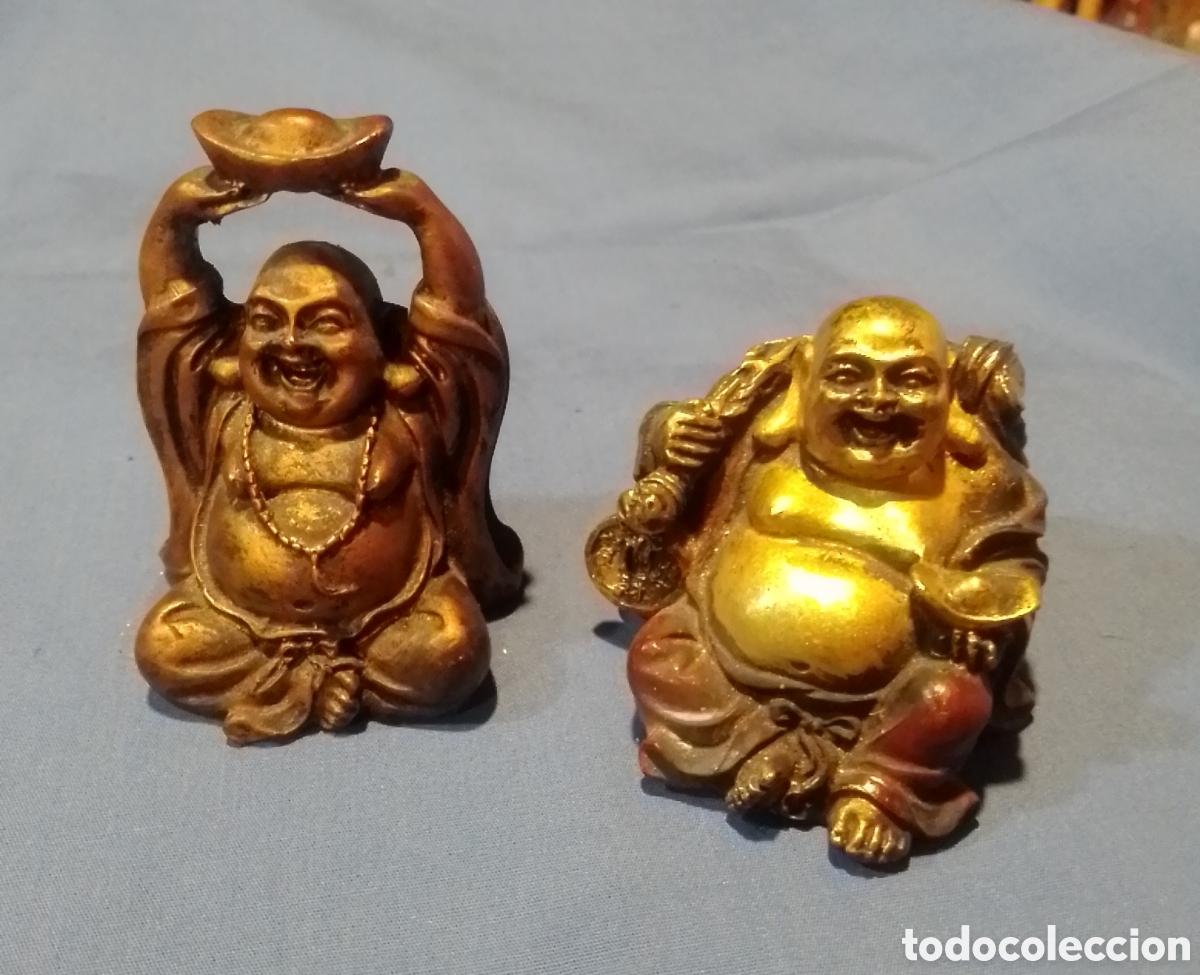 Coleccionismo: 2 figuras de Buda de resina