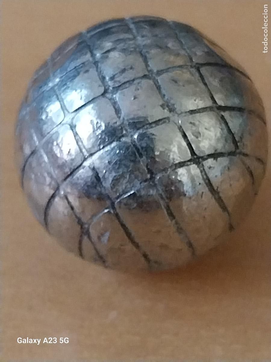 Coleccionismo: PELOTA METAL MACIZA CROMADA 1.95CMS