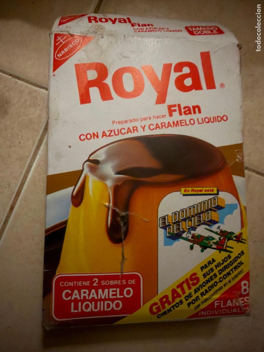 Coleccionismo: Flan royal gratis aviones radio control