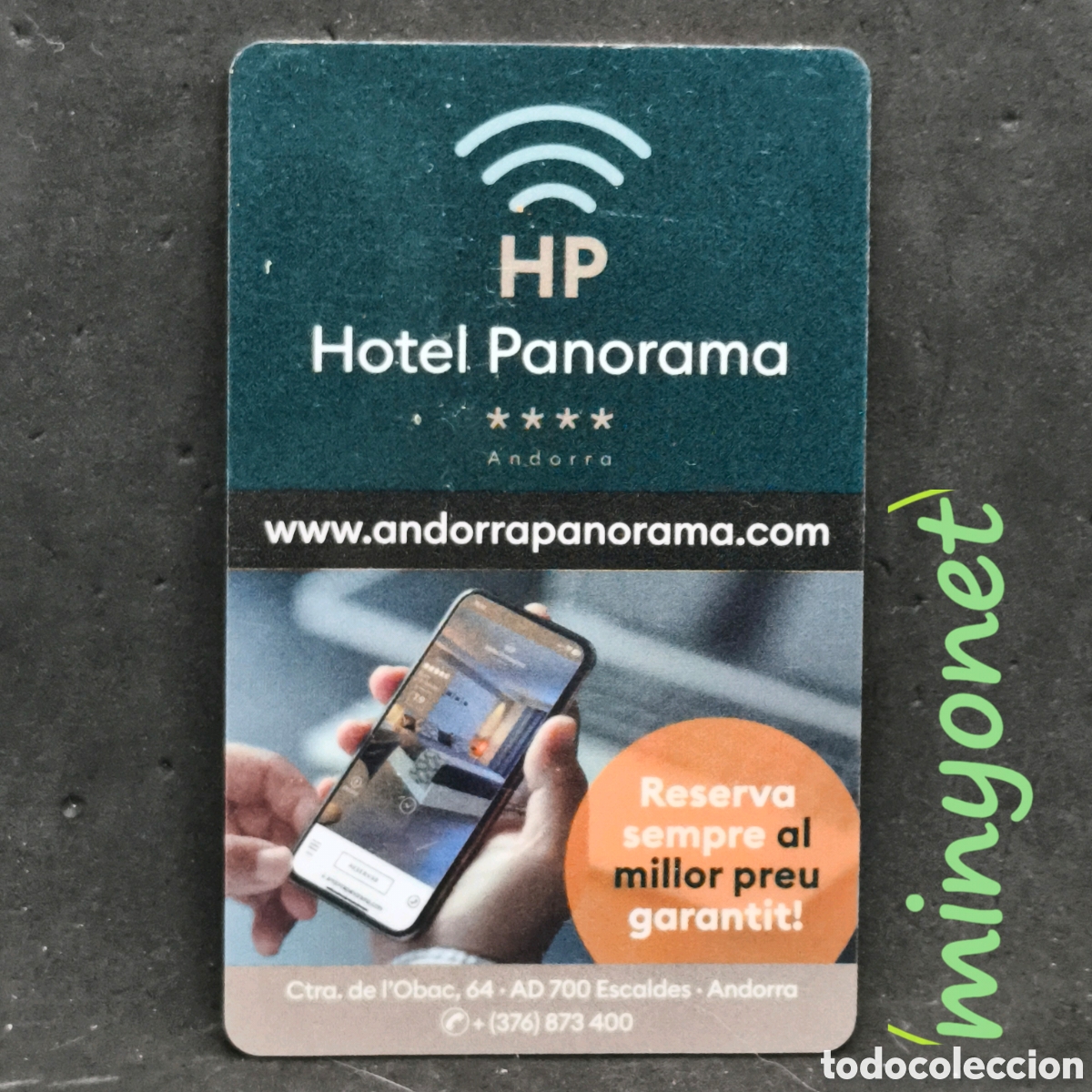 Coleccionismo: Tarjeta llave de Hotel Panorama Andorra