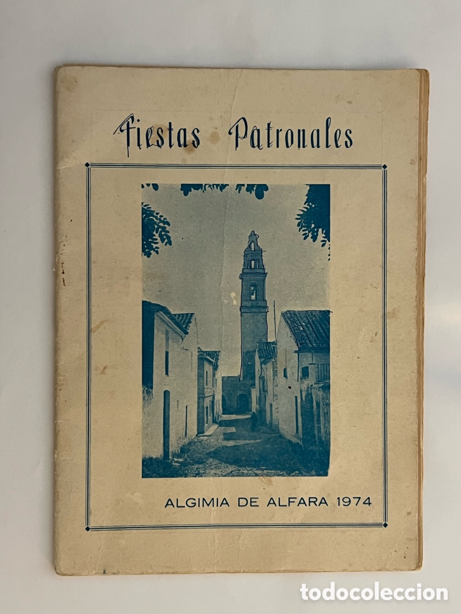 Coleccionismo: ALGIMIA DE ALFARA (Valencia) Programa de Fiestas (a.1974) Corte de Honor y Reina Infantil
