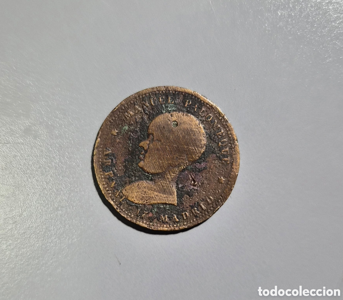 Coleccionismo: Ficha publicitaria Manuel Palomeque Madrid &ndash; Alfonso XIII