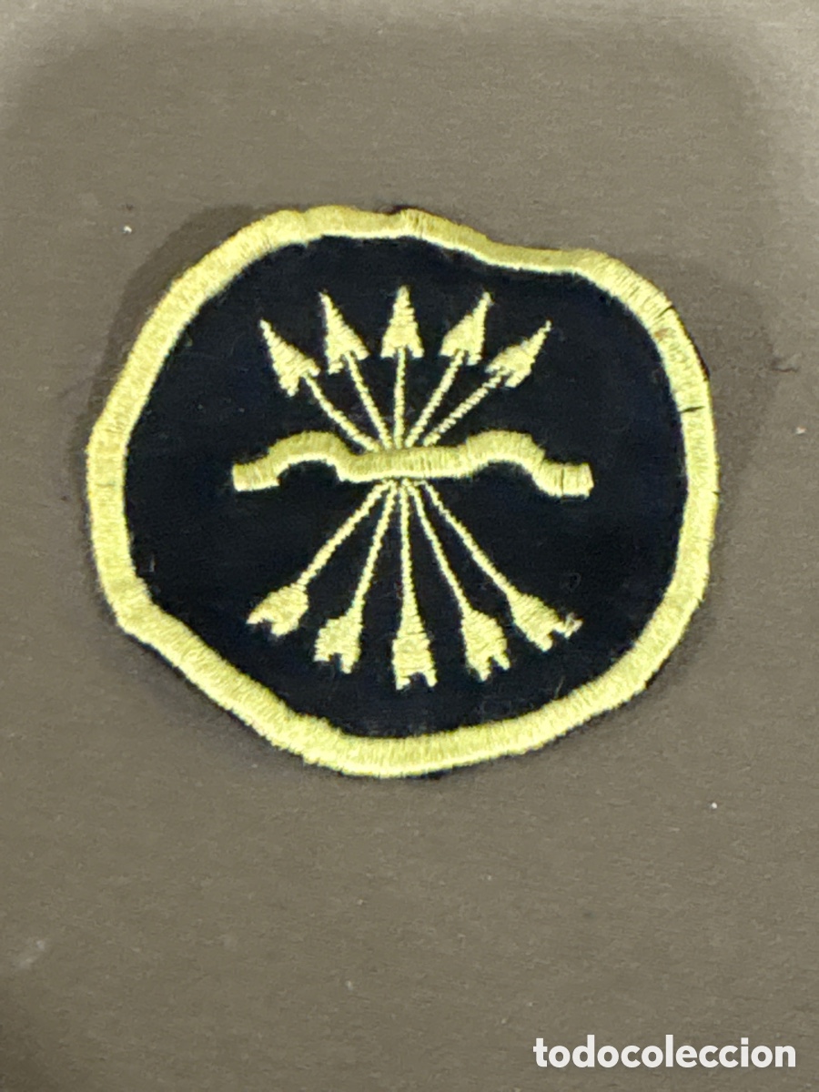 Coleccionismo: Antiguo parche circular de la FALANGE*VER FOTOS*guerra civil o posguerra