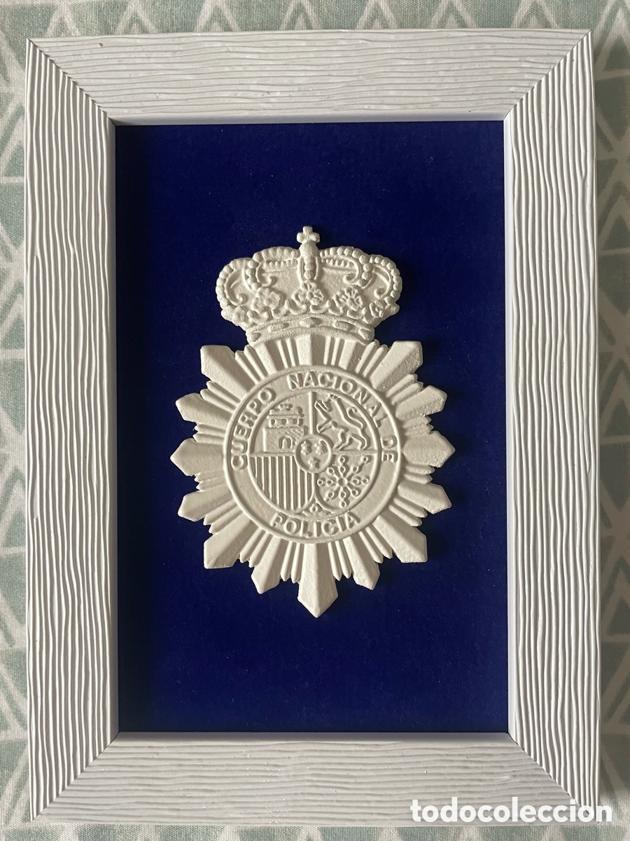 Coleccionismo: Cuadro Insignia Polic&iacute;a Nacional