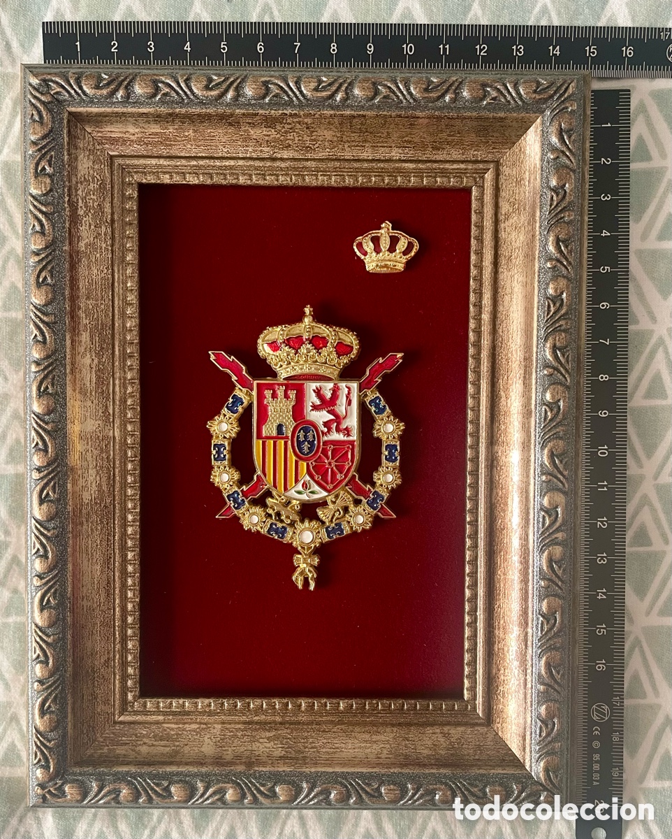 Coleccionismo: Cuadro conmemorativo Rey Juan Carlos I