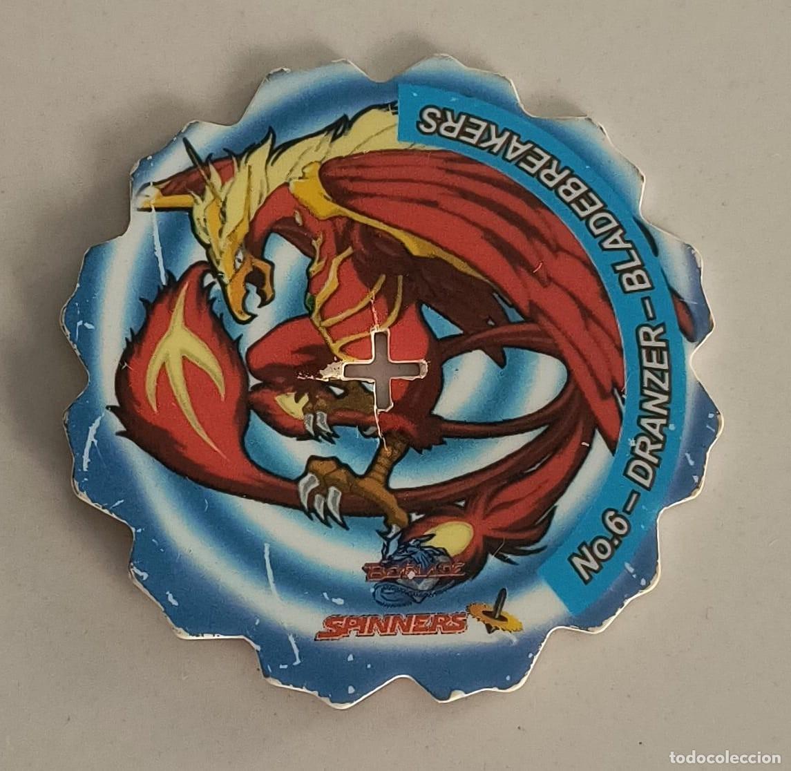 Coleccionismo: TAZO SPINNERS N&ordm; 6 DRANZER - BLADEBREAKERS - BEYBLADE