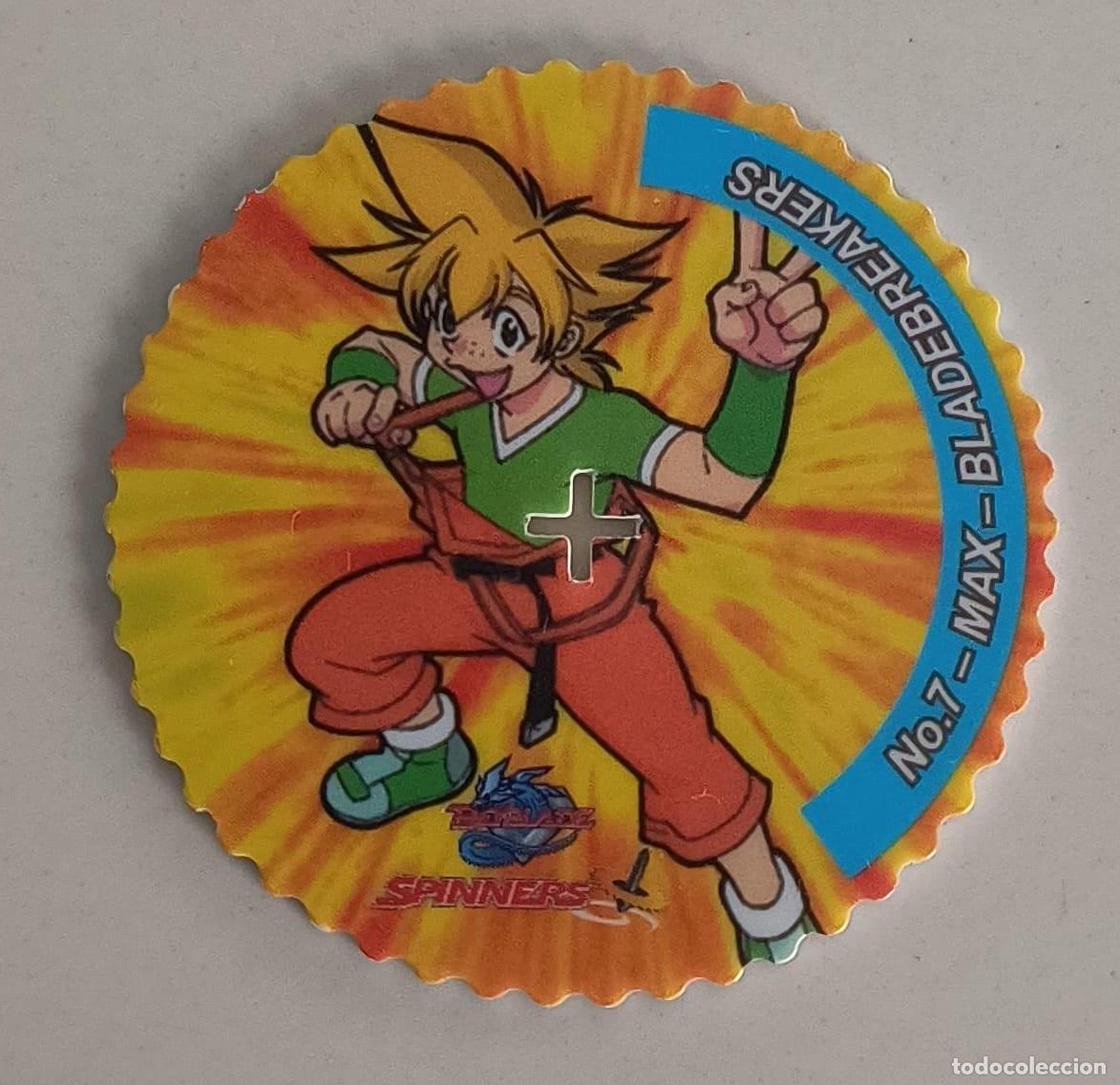 Coleccionismo: TAZO SPINNERS N&ordm; 7 MAX - BLADEBREAKERS - BEYBLADE