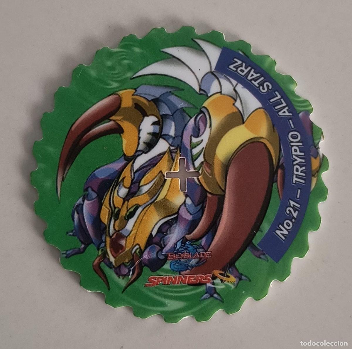 Coleccionismo: TAZO SPINNERS N&ordm; 21 TRYPIO - ALL STARZ - BEYBLADE