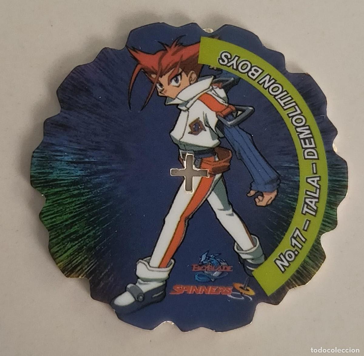 Coleccionismo: TAZO SPINNERS N&ordm; 17 TALA - DEMOLITION BOYS - BEYBLADE
