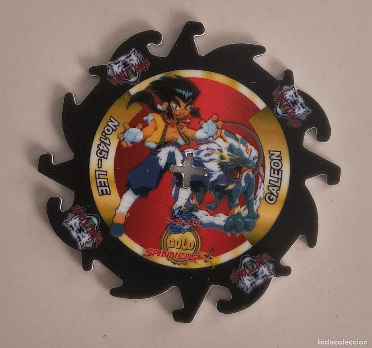 Coleccionismo: TAZO GOLD SPINNERS N&ordm; 145 LEE - GALEON - BEYBLADE