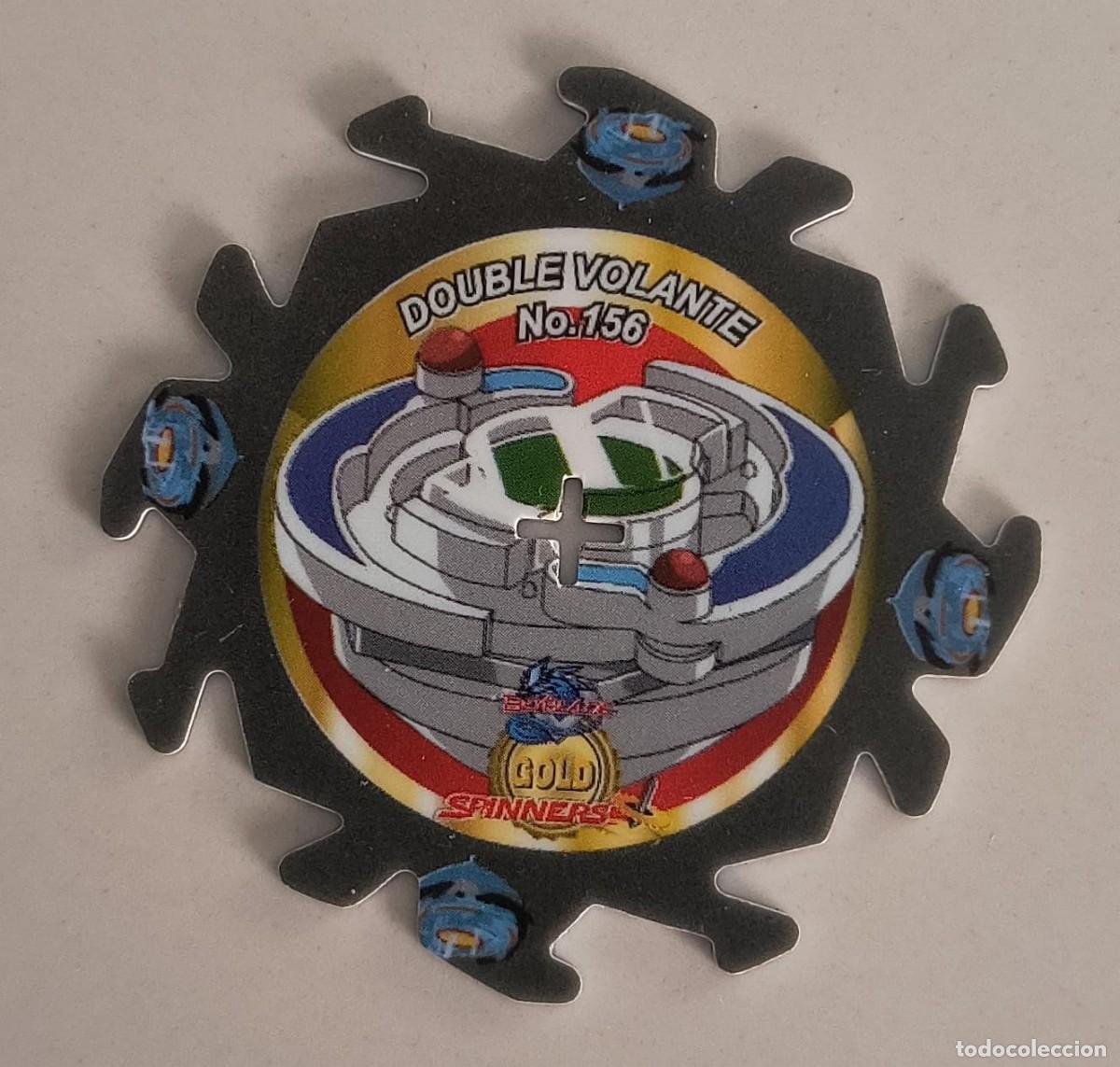 Coleccionismo: TAZO GOLD SPINNERS N&ordm; 156 DOUBLE VOLANTE - BEYBLADE