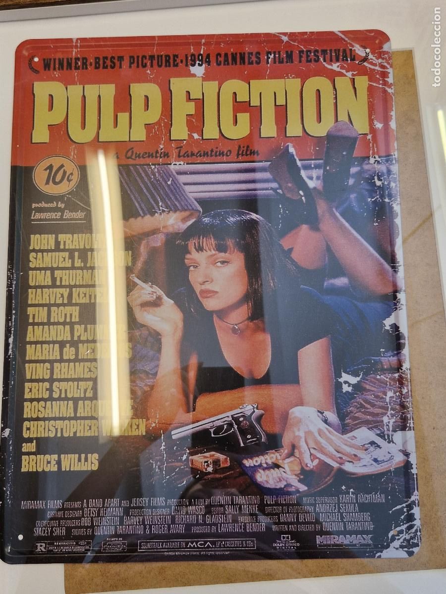 Coleccionismo: BONITO CUADRO. PULP FICTION. MEDIDA 51*41
