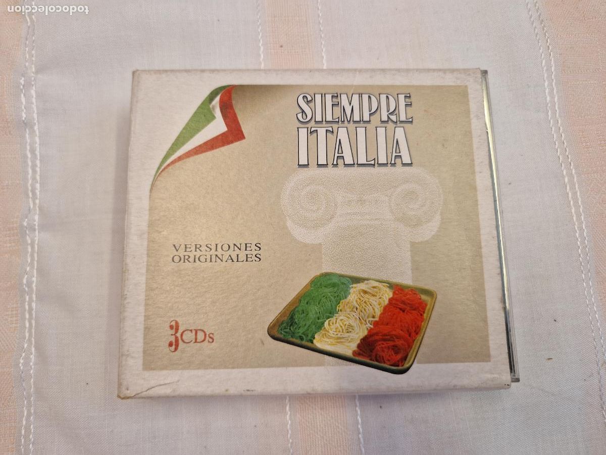 Coleccionismo: CDS. SIEMPRE ITALIA. VERSIONES ORIGINALES. 3CDS